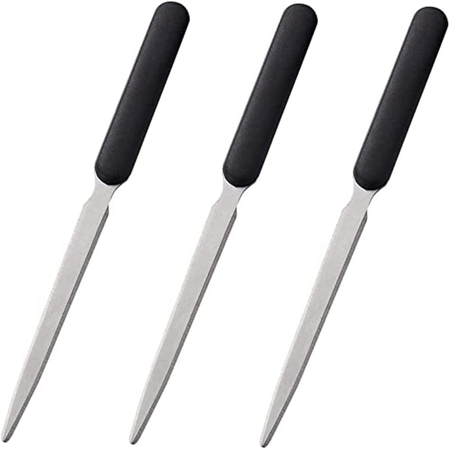 Office Letter Opener Stainless Steel 3PCS Envelope Openers Lightweight Mail Slitters Letter Knives for Office Home Supplies