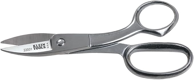 Klein Tools 22001 Scissors, Made in USA, Broad Blade Utility Shear Cuts by Unknown