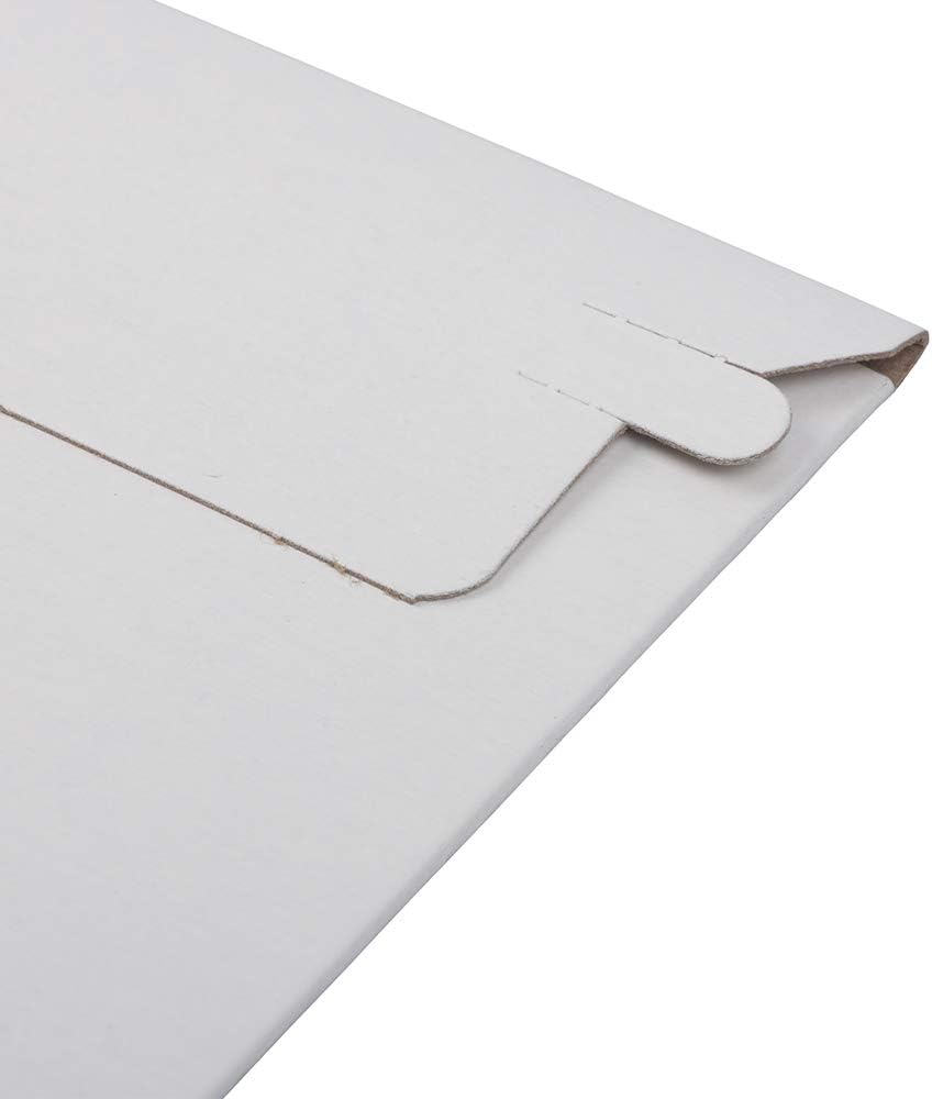 JAM Paper Recycled Photo Mailer Envelopes - 7" x 9" - White - 6/pack