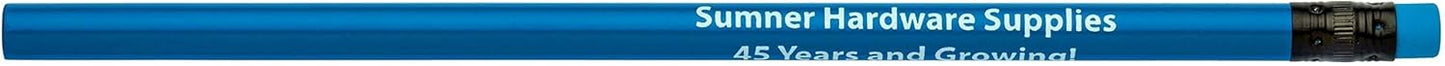 Pencil Guy Promotional Personalized Imprinted Neon Round Pencils 144 to a box