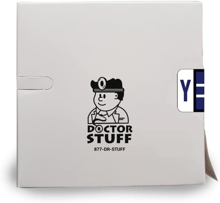 Doctor Stuff - File Folder Labels, Alphabet Letter Y, Compatible with Smead BCCR/BCCS - TPAM Series Alpha Stickers Purple, 1" x 1-1/4", 500/Roll