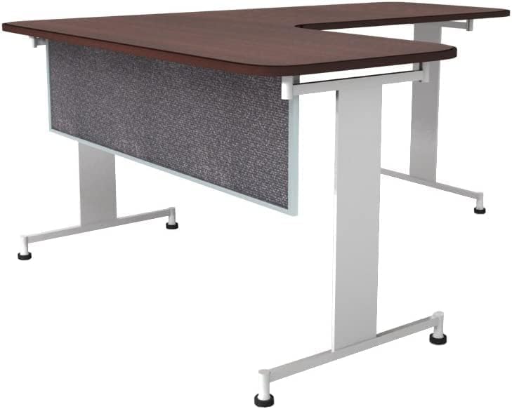 OBEX Acoustic Table Mounted Modesty Desk Privacy & Sound Absorbing Panel for Office Cubicles, 24" x 72", Graphite