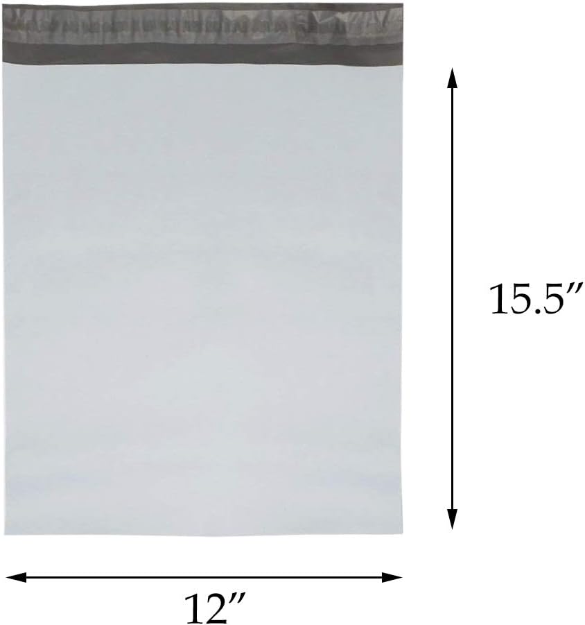 Poly Mailers 12"x15.5" Envelopes Shipping Bags Self Sealing, 4000 Bags