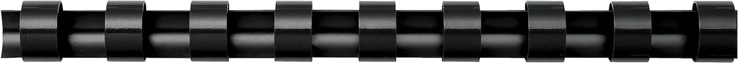 Fellowes Plastic Binding Comb 3/8" Black, 100Pack