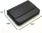 PU Leather 12 Fountain Pen/Pencil Tray Case Organizer, Fashion Design, Magnetic - Image 10