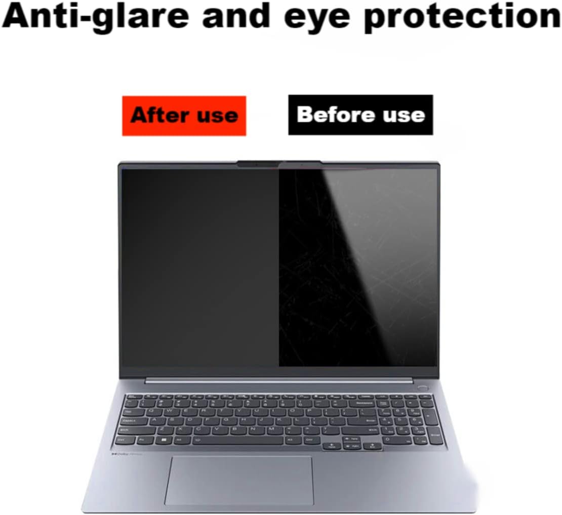 11.6 Inch 16:9 Computer Privacy Screen Filter for Monitor - Privacy Shield and Anti-Glare Protector
