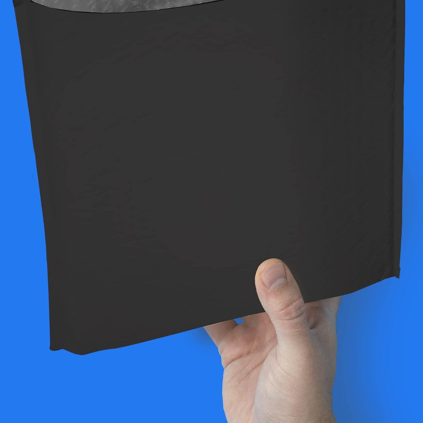 The Boxery Colored Poly Bubble Mailers (#2 8.5x12'', Black)