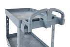 Rubbermaid Commercial Products BRUTE Heavy Duty 2-Shelf Utility/Service Cart - Image 17