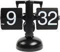 mooas Flip Desk Clock, Retro Vintage Design Auto Flip Desk/Table Clock Large by mooas