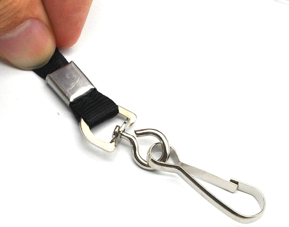 Beebel Lanyard Bulk Lanyards for Id Badges Flat Lanyard with Badge Clip Swivel Hook 50 Pack (Green)