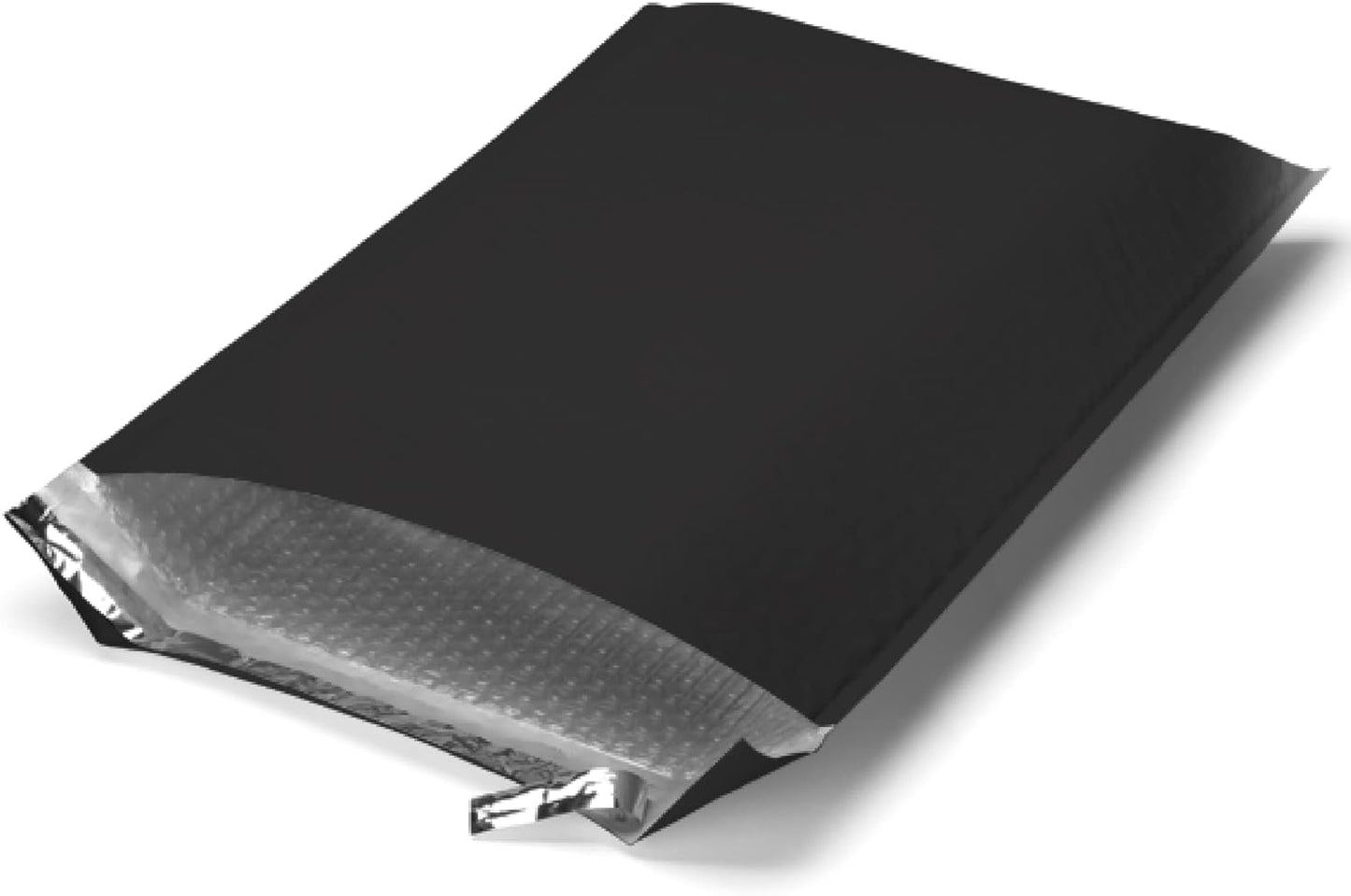 The Boxery Colored Poly Bubble Mailers (#0 6x10'', Black)