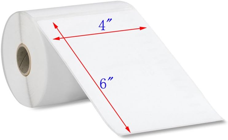 MFLABEL® 2 Rolls of 450 Labels 4x6 Direct Thermal Shipping Labels for Zebra 2844 ZP-450 ZP-500 ZP-505