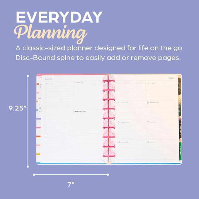 Happy Planner Peanuts Disc-Bound 12-Month Academic Planner, July 2026–June 2027 - Image 5