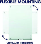 Quartet Whiteboard, Glass Dry Erase Board, Infinity Frameless Mounting - Image 7