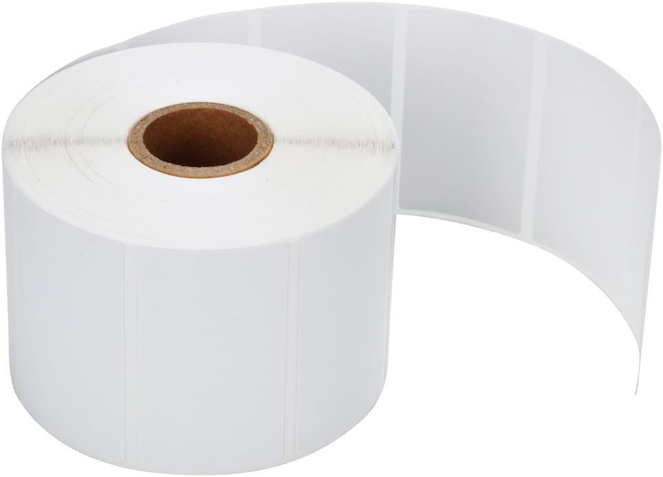 MFLABEL 2-1/4 x 1-1/4 Inch Direct Thermal Perforated Shipping Label, 2.25x1.25 inch Direct Thermal Labels for Barcodes Address，Perforated Shipping Labels (6 Rolls, 1000/Roll)