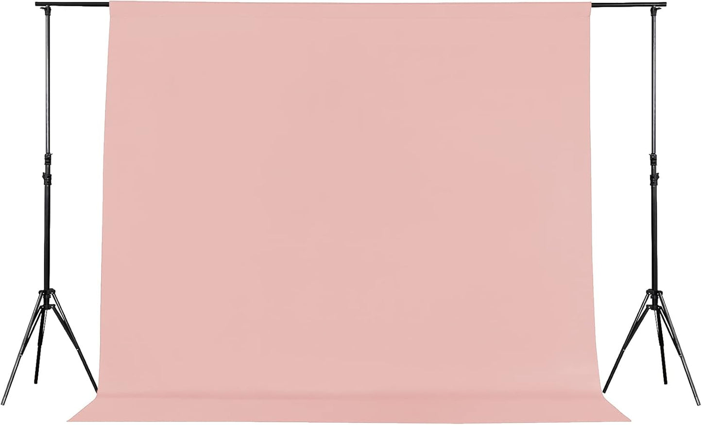 Joccun 8X10FT Light Pink Backdrop Background for Photography,Polyester Backdrop Curtain Background Screen for Photography,Photoshoot,Video Recording,Studio(8X10ft,Light Pink)