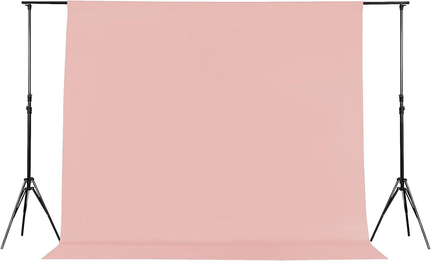 Joccun 7X10FT Light Pink Backdrop Background for Photography,Polyester Backdrop Curtain Background Screen for Photography,Photoshoot,Video Recording,Studio(6X9ft,Light Pink)