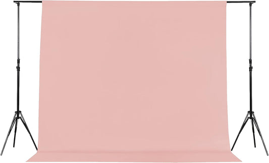 Joccun 7X10FT Light Pink Backdrop Background for Photography,Polyester Backdrop Curtain Background Screen for Photography,Photoshoot,Video Recording,Studio(6X9ft,Light Pink)