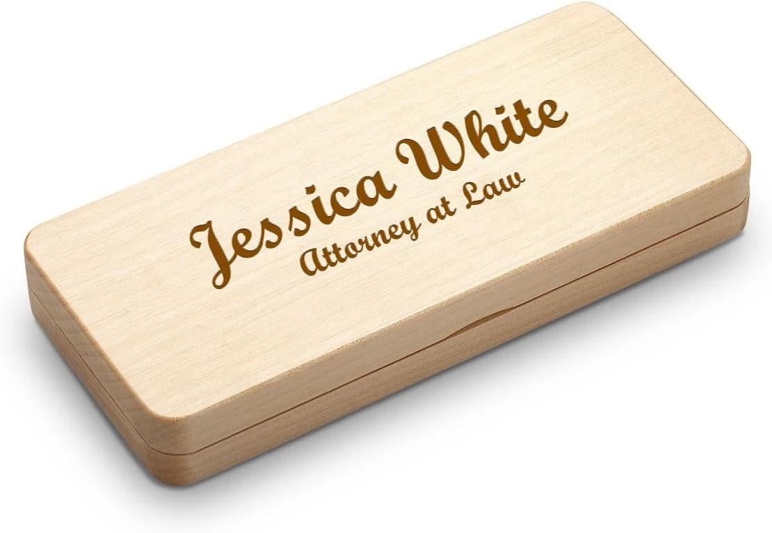 Executive Gift Shoppe | Elegance Collection Personalized Maple Wood Pen & Letter Opener Set with Custom Engraving