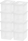 IRIS USA File Box, Plastic File Organizer by IRISUSA