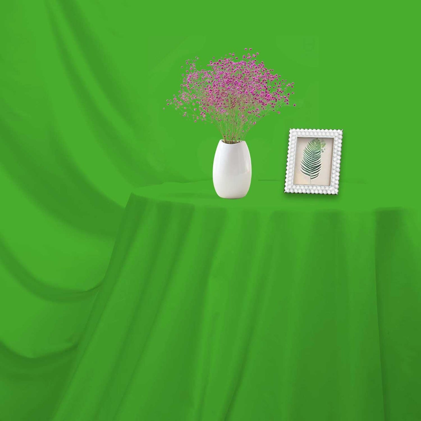Green Screen Photo Backdrop for Photoshoot Green Background for Photography Photo Backdrop Curtain for Party 10 x 10 FT