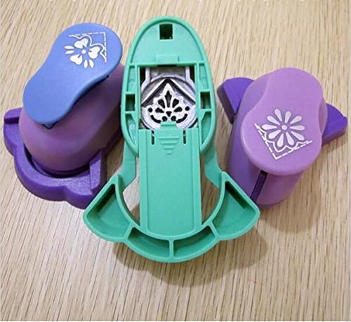 Fascola 1Pcs Embossing DIY Corner Paper Printing Card Cutter Scrapbook Shaper Large Embossing Device Hole Punch Kids Handmade Craft Gift, Total 12 Design (Style 7)