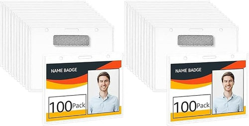 Amazon Basics Horizontal Magnetic Name Badge Holders by AmazonBasics