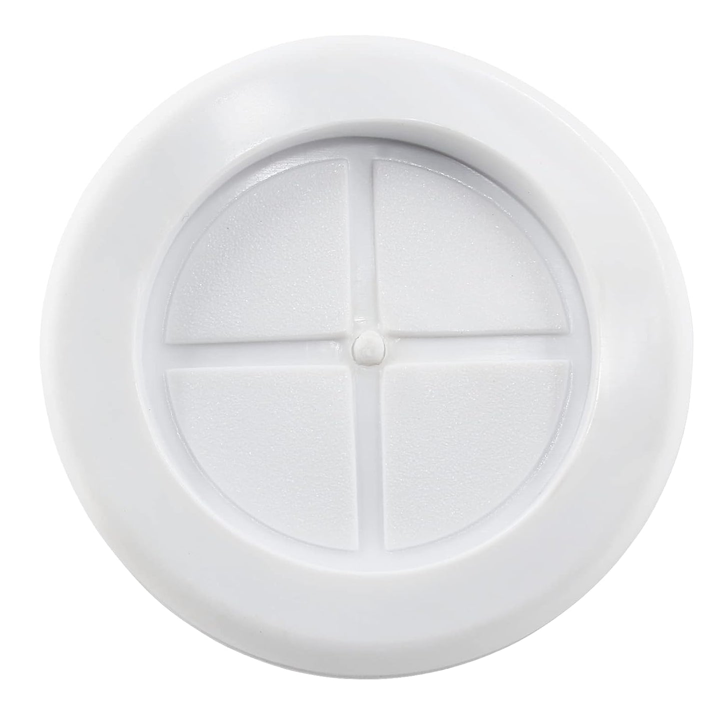 6 Pack Rubber Grommets 1-11/16" Inside Diameter 2" Drill Hole, Firewall Plug Grommet Rubber Grommets Wire Protection, Double Sided Round (White)