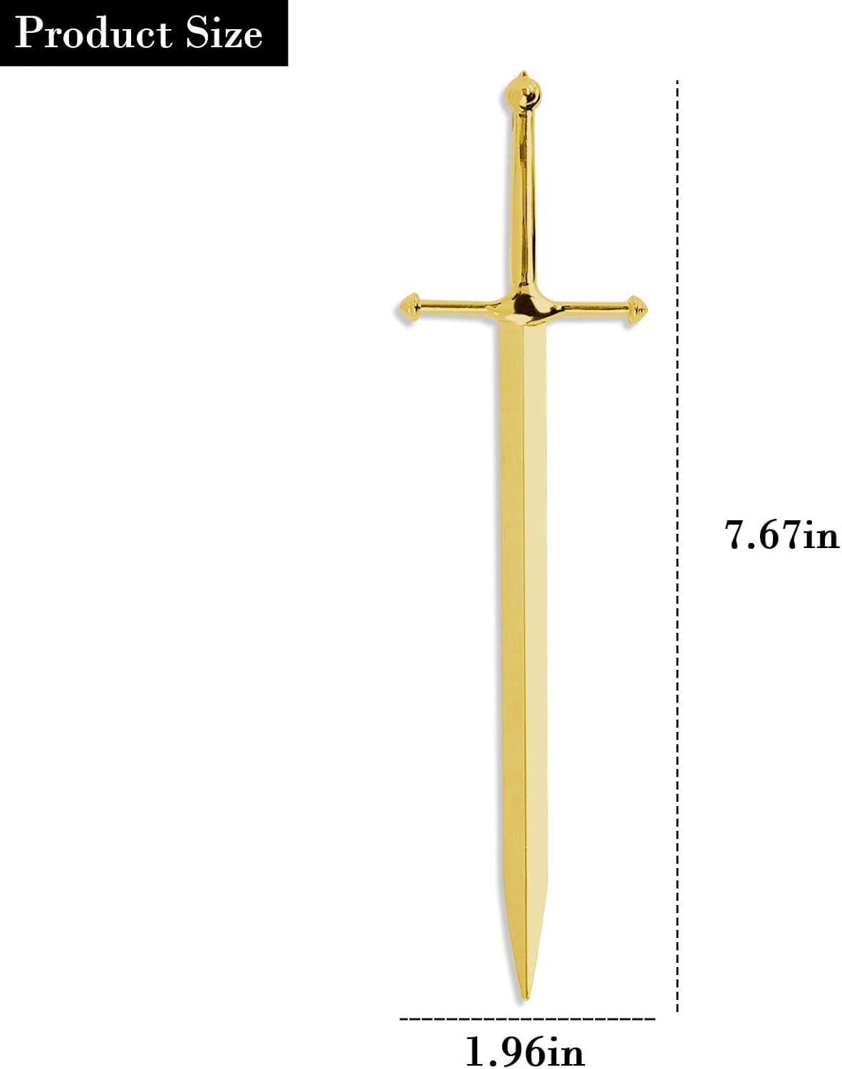 Metal Letter Opener Office Letter Opener Knife Metal Plated Envelope Opener Ergonomic Grip Handle Practical Ornamental Letter Opening Tool (Golden)