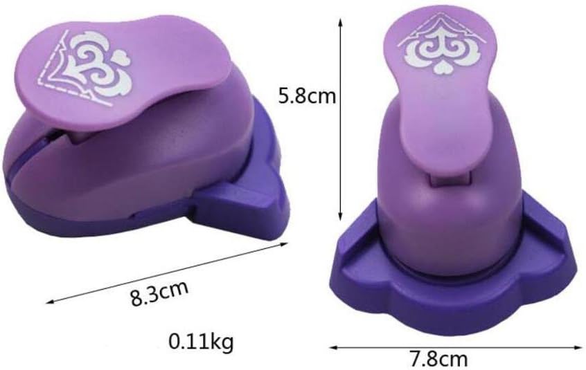 Fascola 1PcsEmbossing DIY Corner Paper Printing Card Cutter Scrapbook Shaper Large Embossing Device Hole Punch Kids Handmade Craft Gift, Total 12 Design (Style 1)