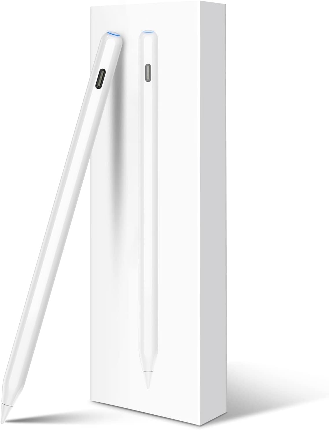 Pencil 2nd Generation for iPad: Magnetic Wireless Charging (Air 4/5, Mini 6, Pro 11/12.9) + USB-C Fast Charge - Tilt & Palm Rejection Stylus for iPad 6-11, Pro 11/12.9 M4,Air 3-5/M2/M3,Mini 5/6
