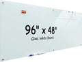 MaxGear Glass Whiteboard Wall Mounted, Frameless Magnetic Dry Erase Board by MaxGear