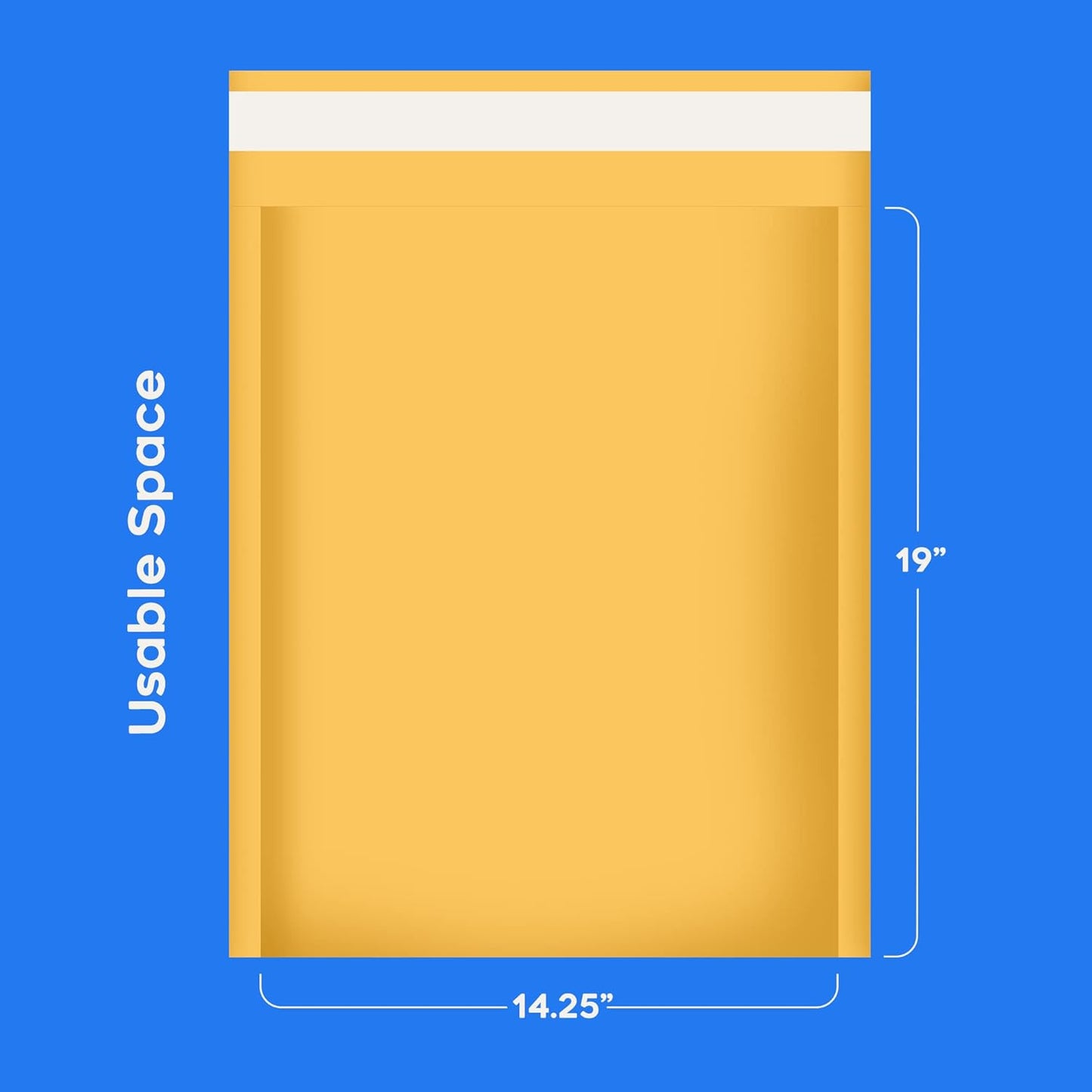 The Boxery 14.5”x20” Kraft Bubble Mailers | 50 Padded Envelopes Included - Self Sealing Shipping Bags #7