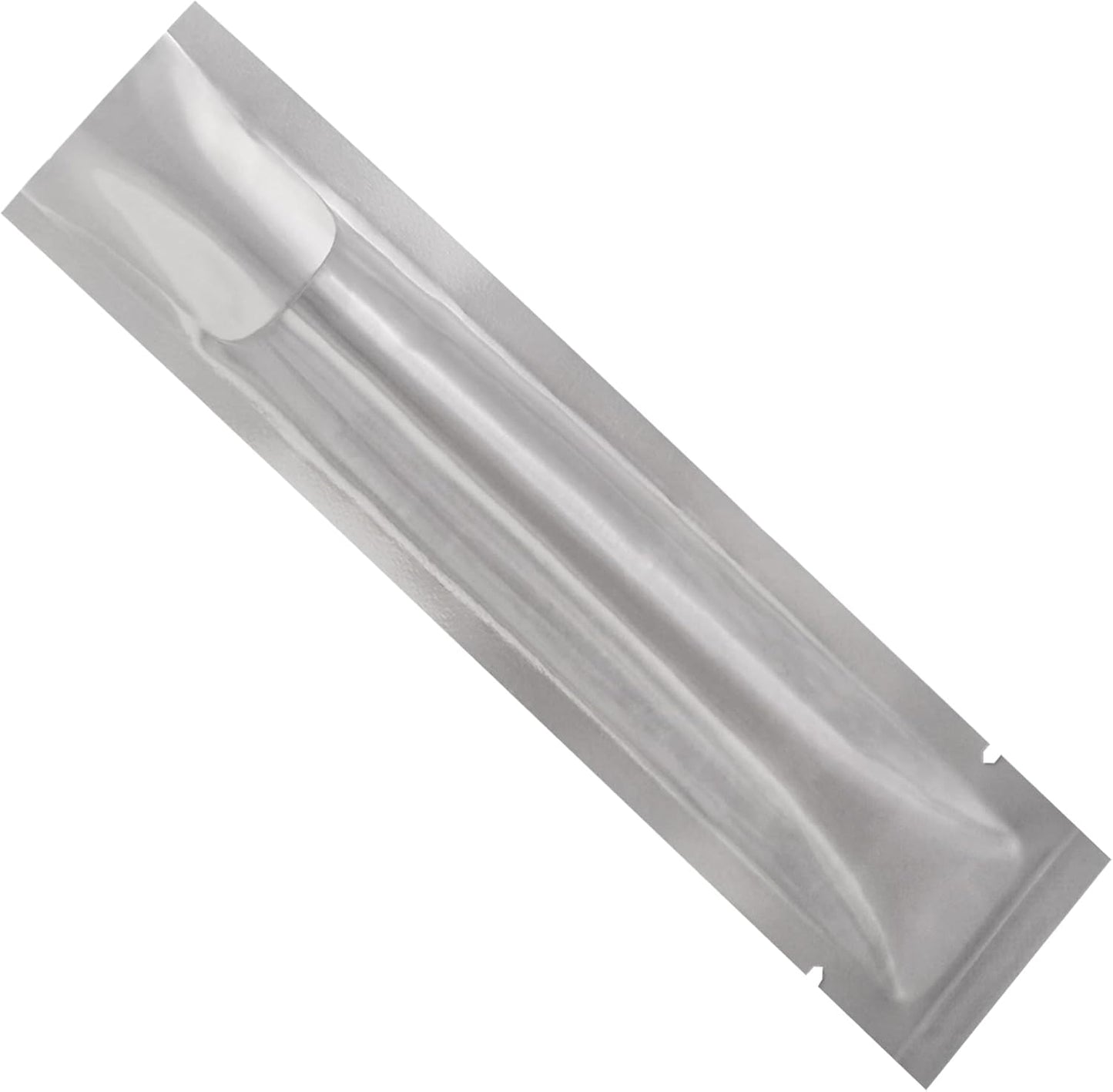 PABCK 100 Pcs 1.97x5.91 inch (inside size 1.57x5.51 inch) Clear Front Vacuum Heat Sealable Foil Bag Mylar Packets for Travel Skincare Sample Food Storage Candy Coffee Chololate Aluminum Foil Package