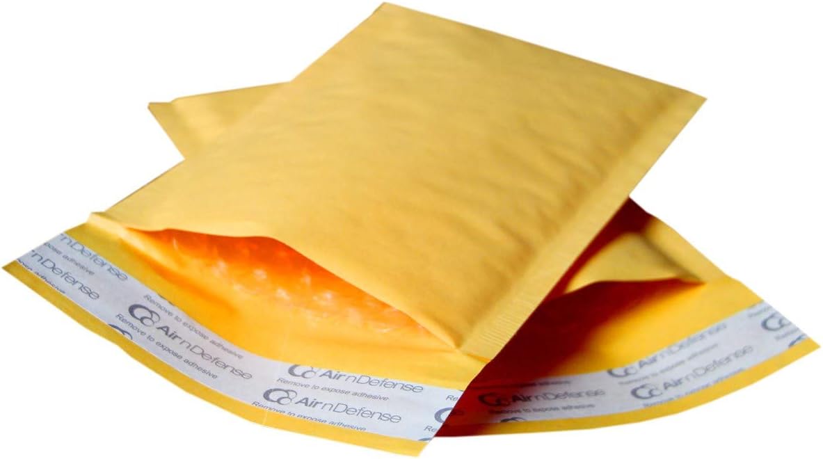 20/100/200/400/1000/2000/3000 pcs #2 8.5x12 Kraft Bubble Padded Envelopes Mailers Shipping Bags AirnDefense (1000)