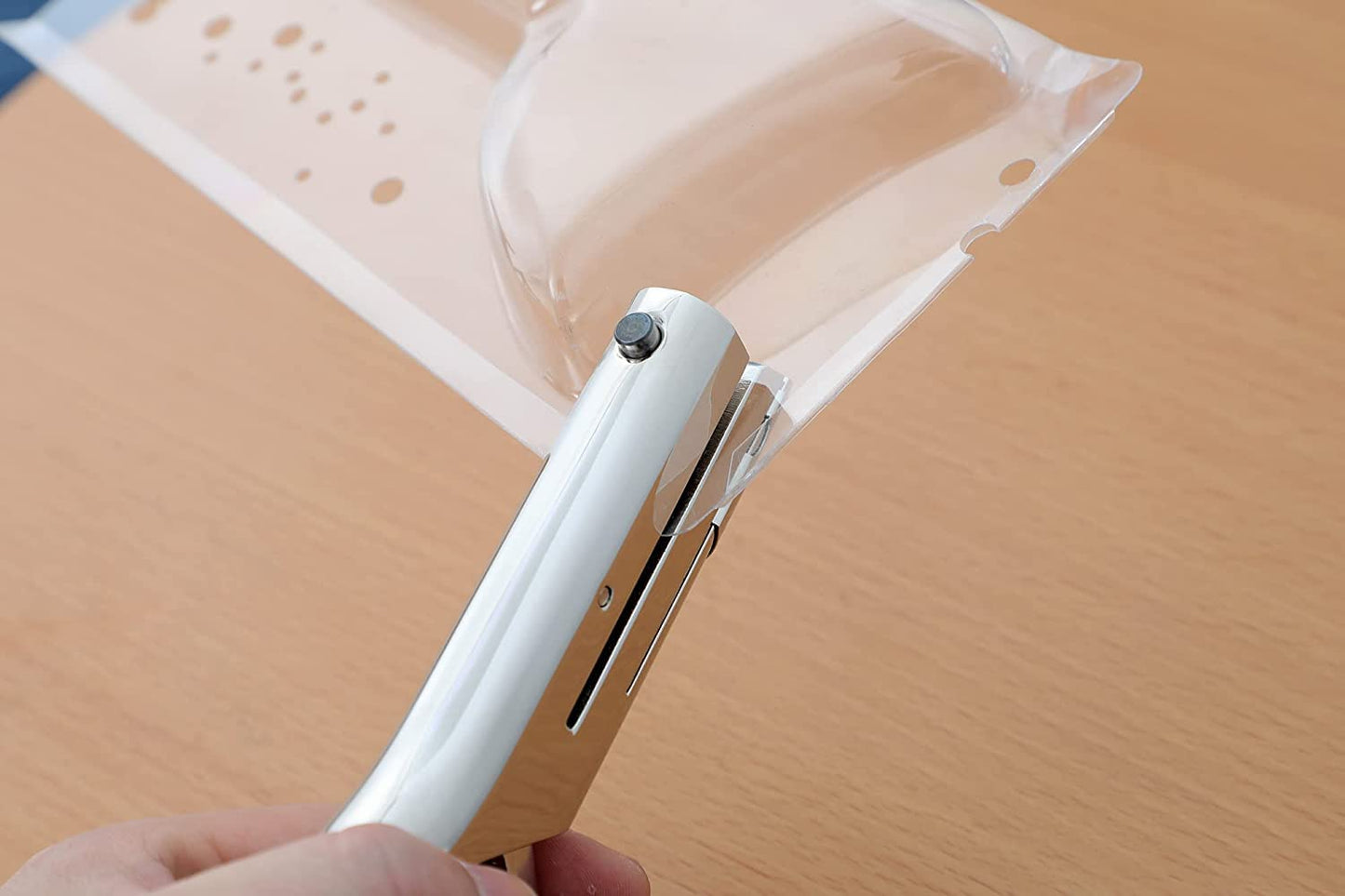 Heavy Duty 8MM Hole Punch - Single Hole Punch, Portable, Paper, Card, Plastic, Cardboard (5/16''-8MM)
