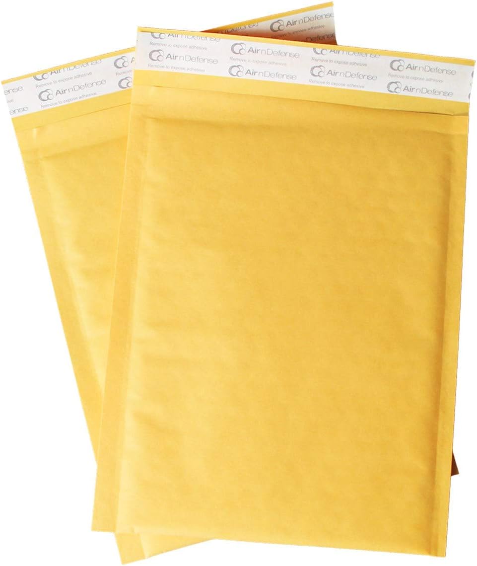 5/50/100/200/250/300/400/500/1000 pcs #6 12.5 x 19 Kraft Bubble Padded Envelopes Mailers Shipping Bags AirnDefense (100)