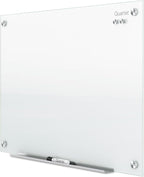Quartet Magnetic Glass Dry Erase White Board, Infinity Frameless Mounting - Image 4