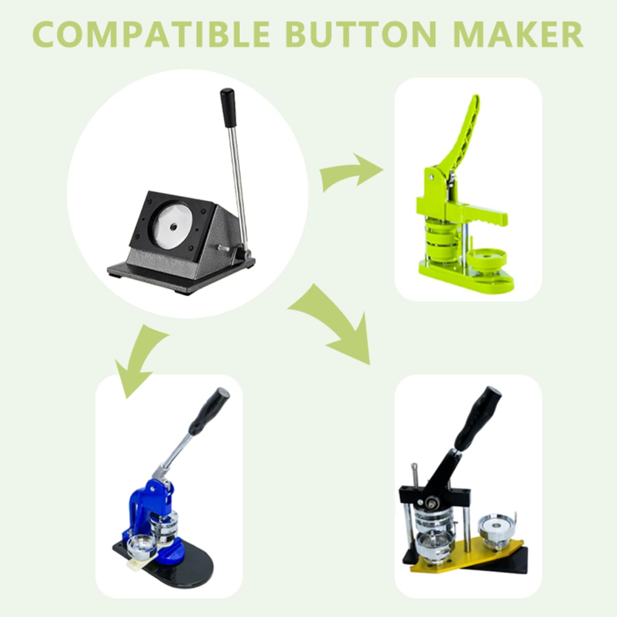 Button Paper Cutter,Graphic Punch Die Cutter of 70mm/2.75in,Manual Circle Paper Cutter Tool for 58mm/2.25in Button Maker Machine. (70mm Circle Cutter, Cutting for 58mm)