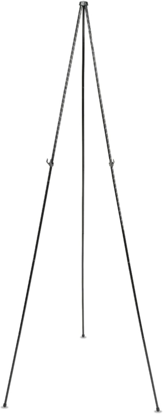 Quartet Easel Stand, Collapsible, Portable Display Stand for Home School Supplies, Home Office Supply Tripod for Posters, Paintings, Art or White Boards, Base 63" Max. Height, Supports 5 lbs. (29E)