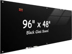 MaxGear Glass Whiteboard Wall Mounted, Frameless Magnetic Dry Erase Board by MaxGear
