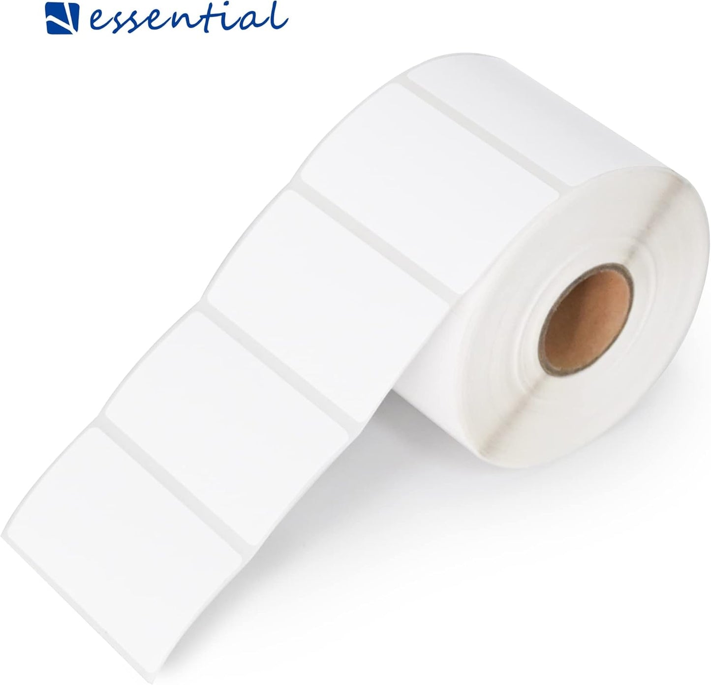 ESSENTIAL 2.25"x 1.25" (57mm ×32mm) Direct Thermal Barcode Labels, Shipping Labels, Compatible with Zebra & Rollo Label Printer, 1000 Label of Roll (12 Rolls, 12000 Tags)