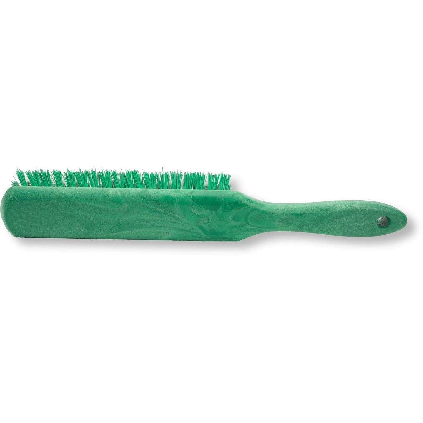 SPARTA Handheld Soft Counter Brush 8 Inch Bristle Span, Multi-Use Dust Brush with 5 Inch Handle for Tables, Countertops, and Delicate Surfaces, Polyester, Green
