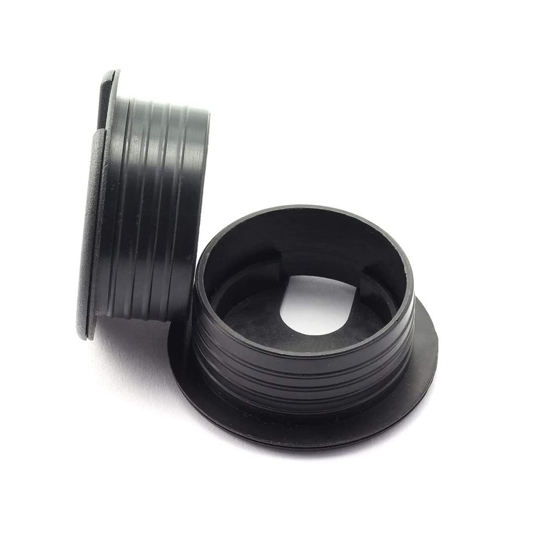 TuTuYa 8PCS Desk Grommet, Desk Grommet 1-1/2 Inch (38mm) Desk Cable Grommet Desk Cable Hole Covers with Hole Saw, Ideal Solution for Office and Home Table Cable (Black,1-1/2 Inch)