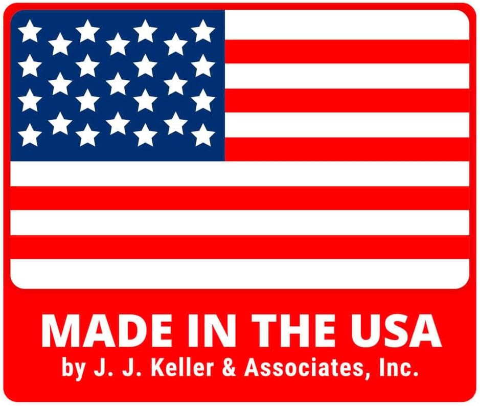 Detailed Driver's Vehicle Inspection Report for Pre- & Post-Trip, Book Format with 31 Sets, 2-Ply Carbonless, 5.5" x 8.5", Meet FMCSR Requirements, 50 Pack, J. J. Keller & Associates, Inc.