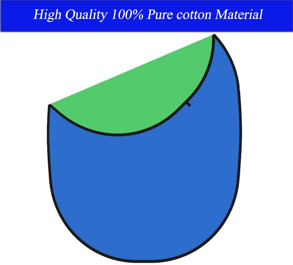 3.3x5ft/1x1.5m Chromakey Backdrop, 2-in-1 Green Screen and Blue Screen, Collapsible Pop Up Reversible Background for Photography Studio, Live Streaming, Video Shooting, YouTube (Green/Blue)