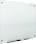 Quartet Magnetic Glass Dry Erase White Board, Infinity Frameless Mounting by Quartet