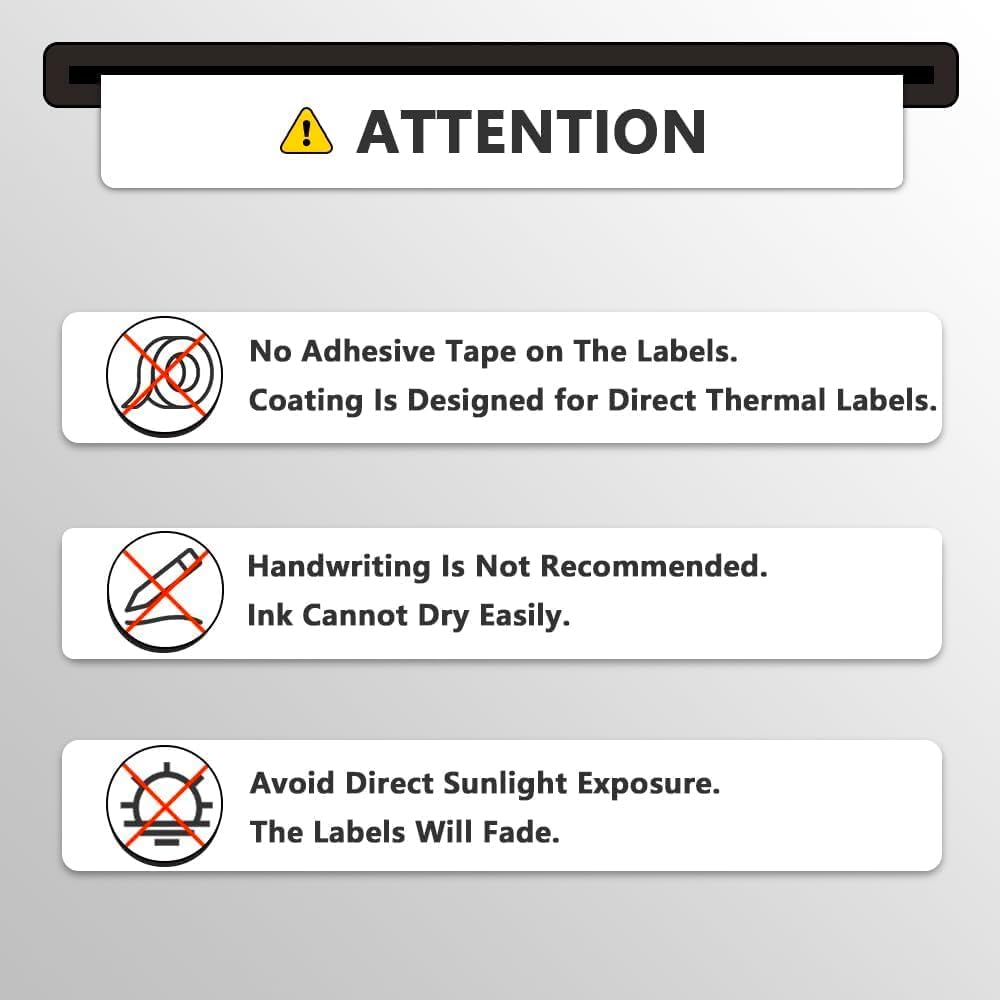 BETCKEY - Compatible DYMO 1744907 (4" x 6") Shipping Labels, Perforated, Compatible with DYMO Labelwriter 4XL Rollo & Zebra Desktop Printers, NOT Fit 5XL [2 Rolls/440 Labels]