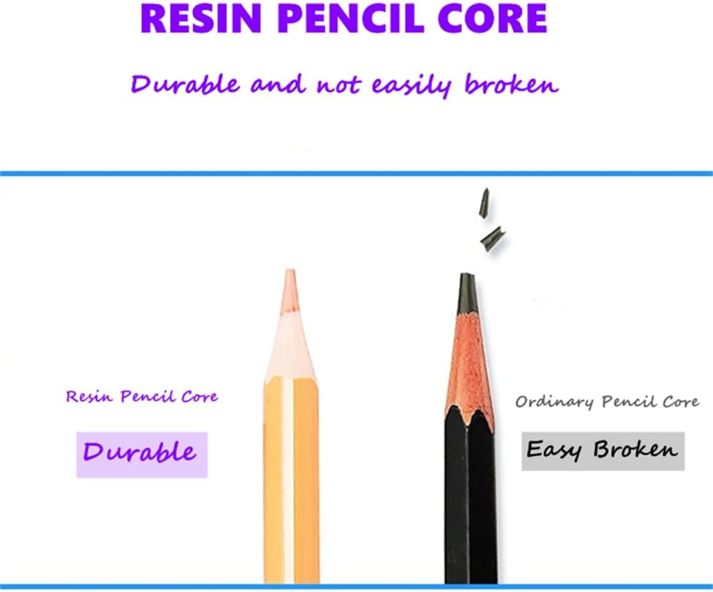Erasable Colored Pencils, Bulk Colored Pencil Set, Pencils for Adult Coloring Books, Holiday Gift for Teens, 6+ (24pcs set)