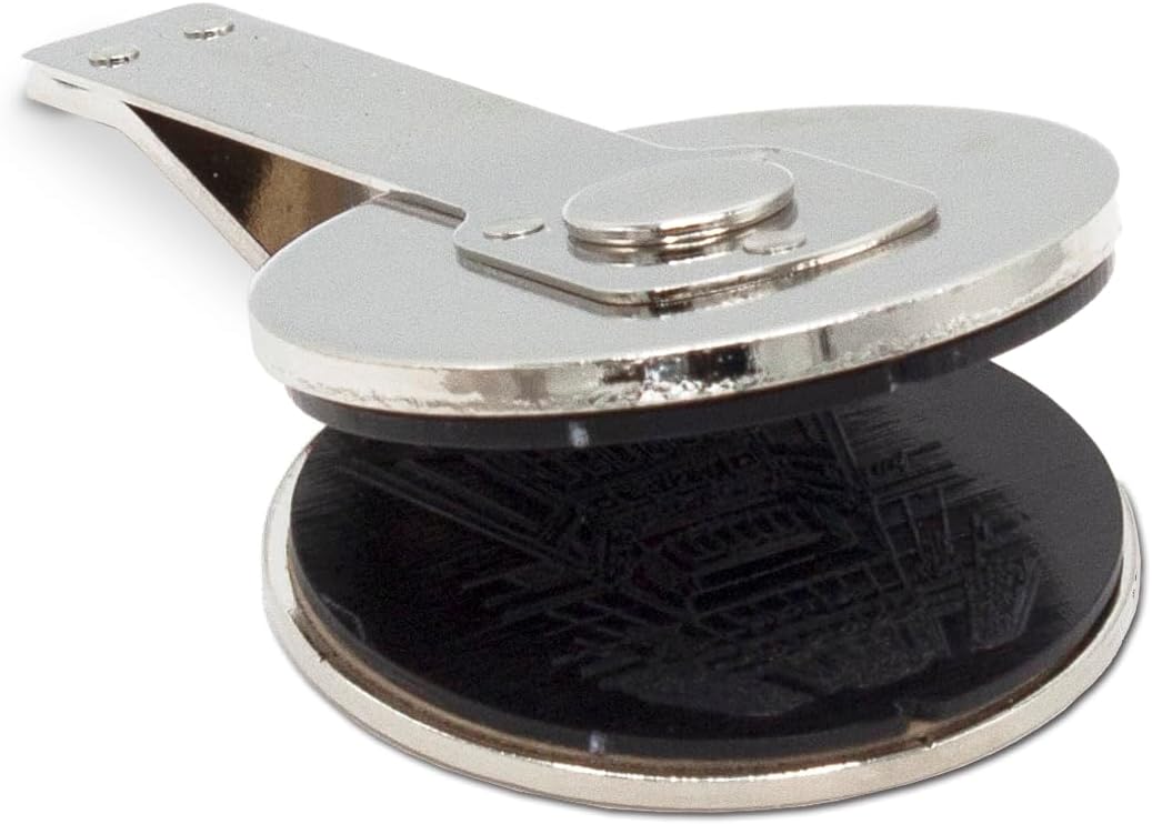 Shiny Custom Logo Embosser Insert - 2" Round Personalized Paper Embosser - Insert Only